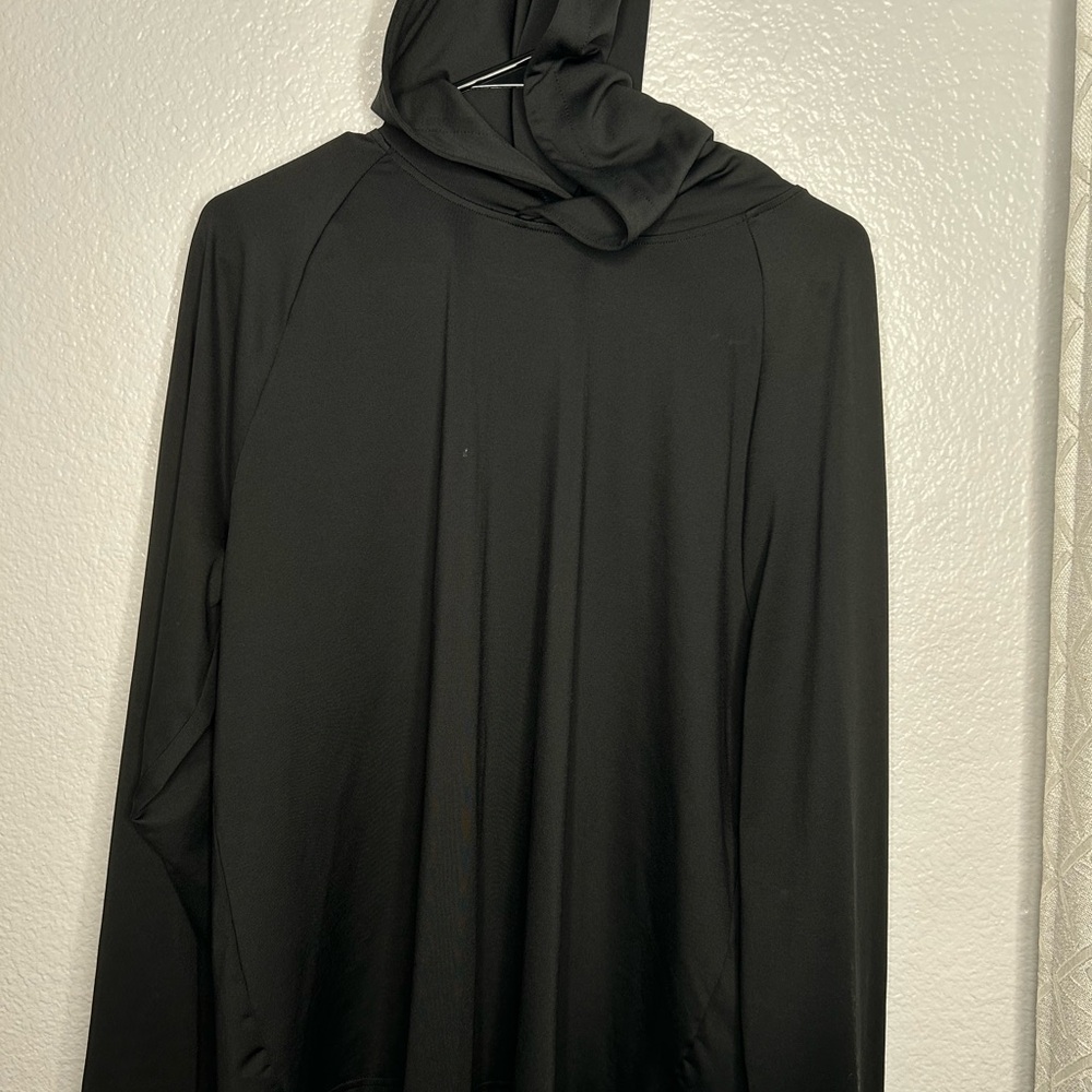 Men’s Black Hooded Long Sleeve